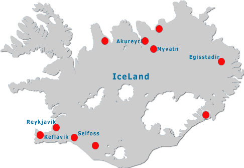 Iceland Map